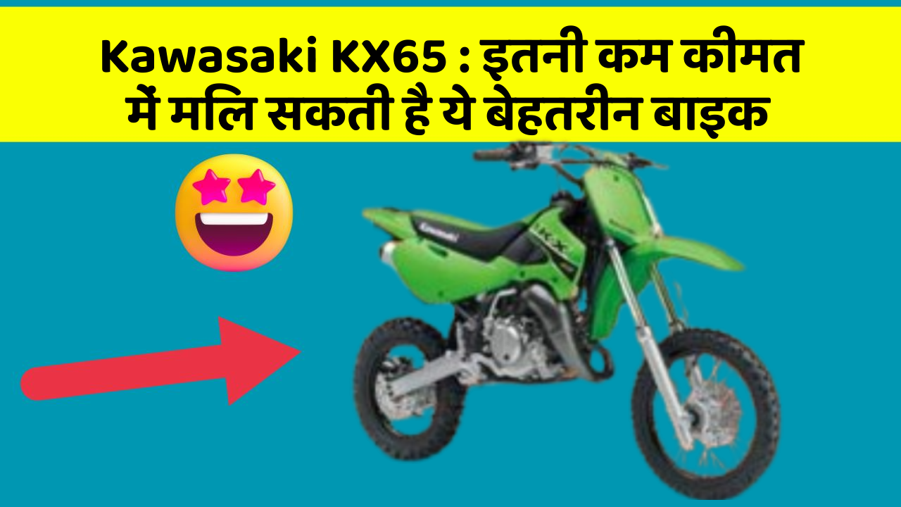 Kawasaki KX65: इतनी कम कीमत में मिल सकती है ये बेहतरीन बाइक